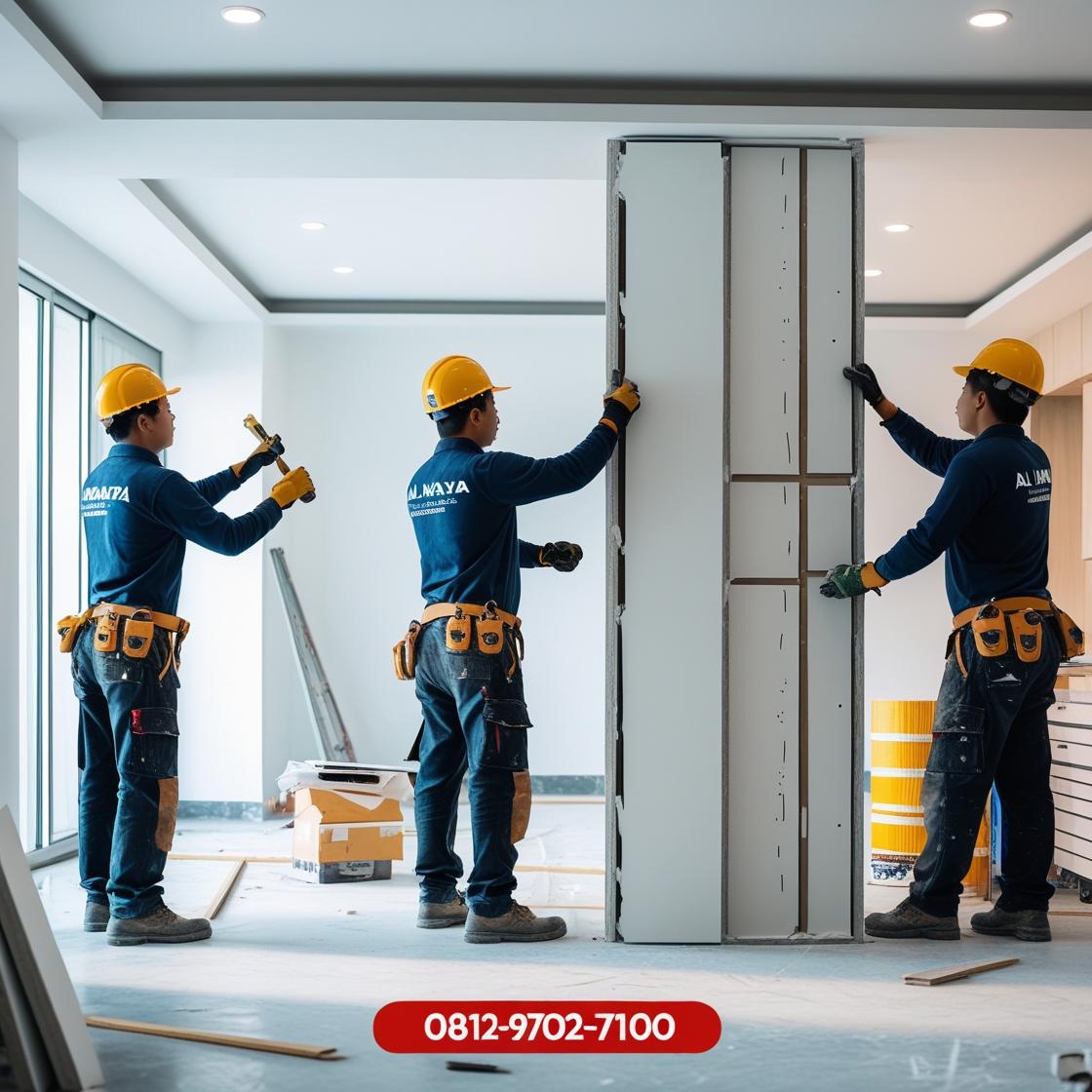 Jasa Partisi Gypsum Cikarang