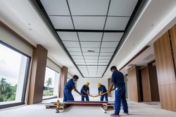 biaya pasang plafon grc