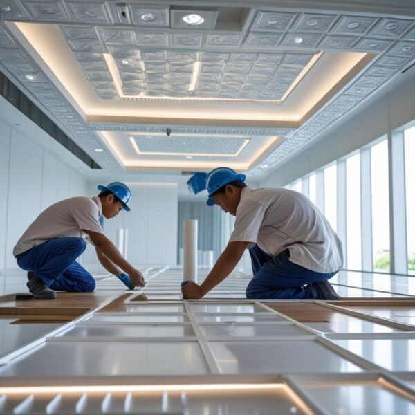 biaya pasang plafon grc per meter