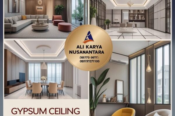 bongkar pasang plafon gypsum